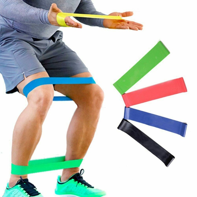 Yoga Fitness Trainer - TPE Resistance Bands Fitness Set Rubber