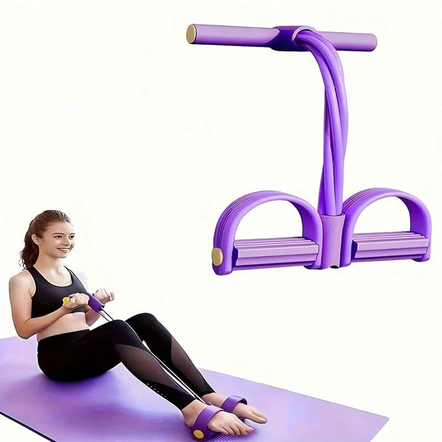Yoga Fitness Trainer - Abdominal Foot Pedal Puller Sit-Up Assist