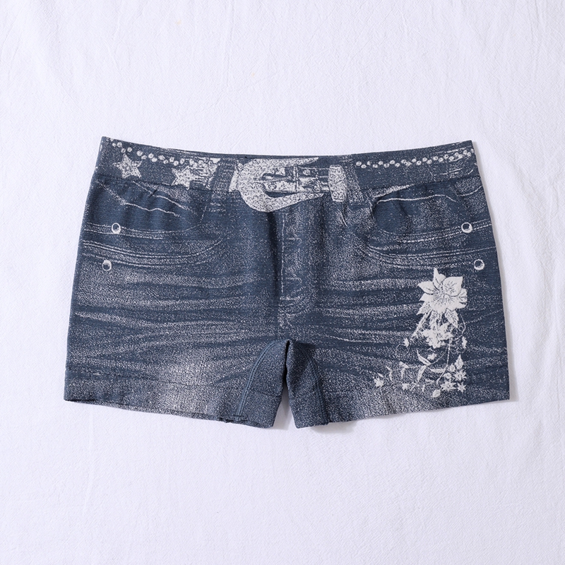 Faux denim seamless yoga short - đánh giá và giá Yoga Fitness Promotion