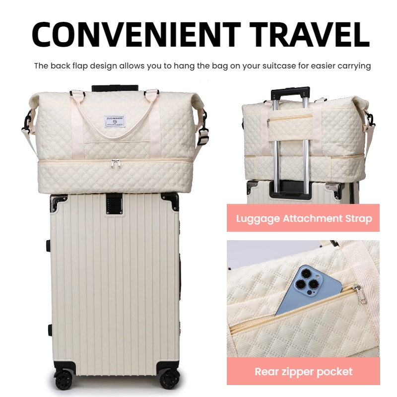 Large Capacity Travel Duffels  - đánh giá và giá Yoga Fitness Bag