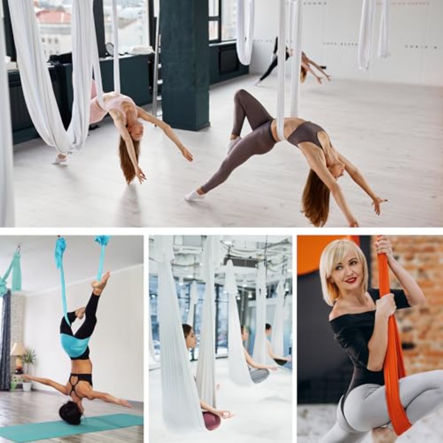 5.5 Yards Aerial Silk Swing Ou - đánh giá và giá Yoga Swing Aerial