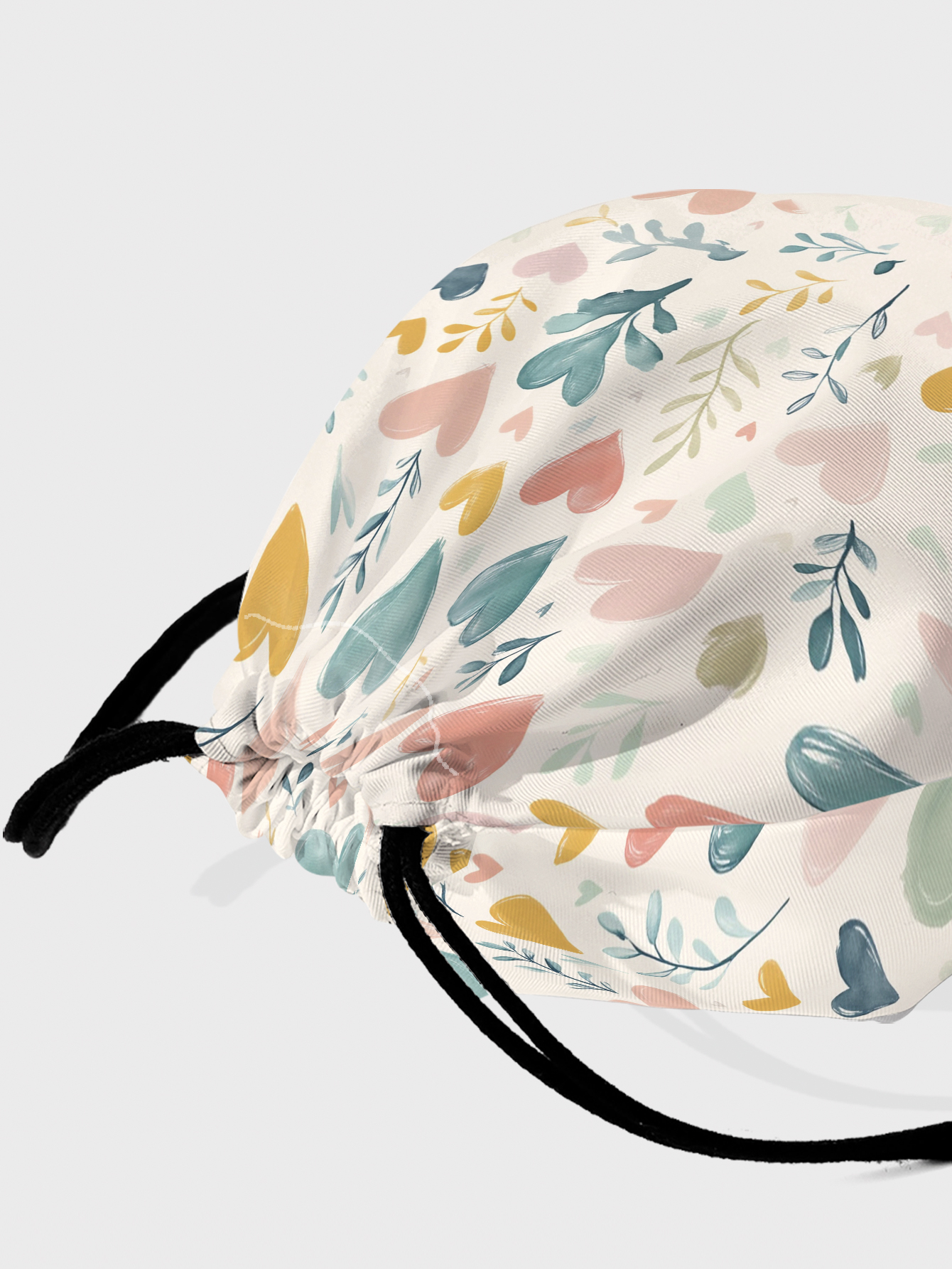 Heart Print Drawstring Backpac - đánh giá và giá Yoga Fitness Bag