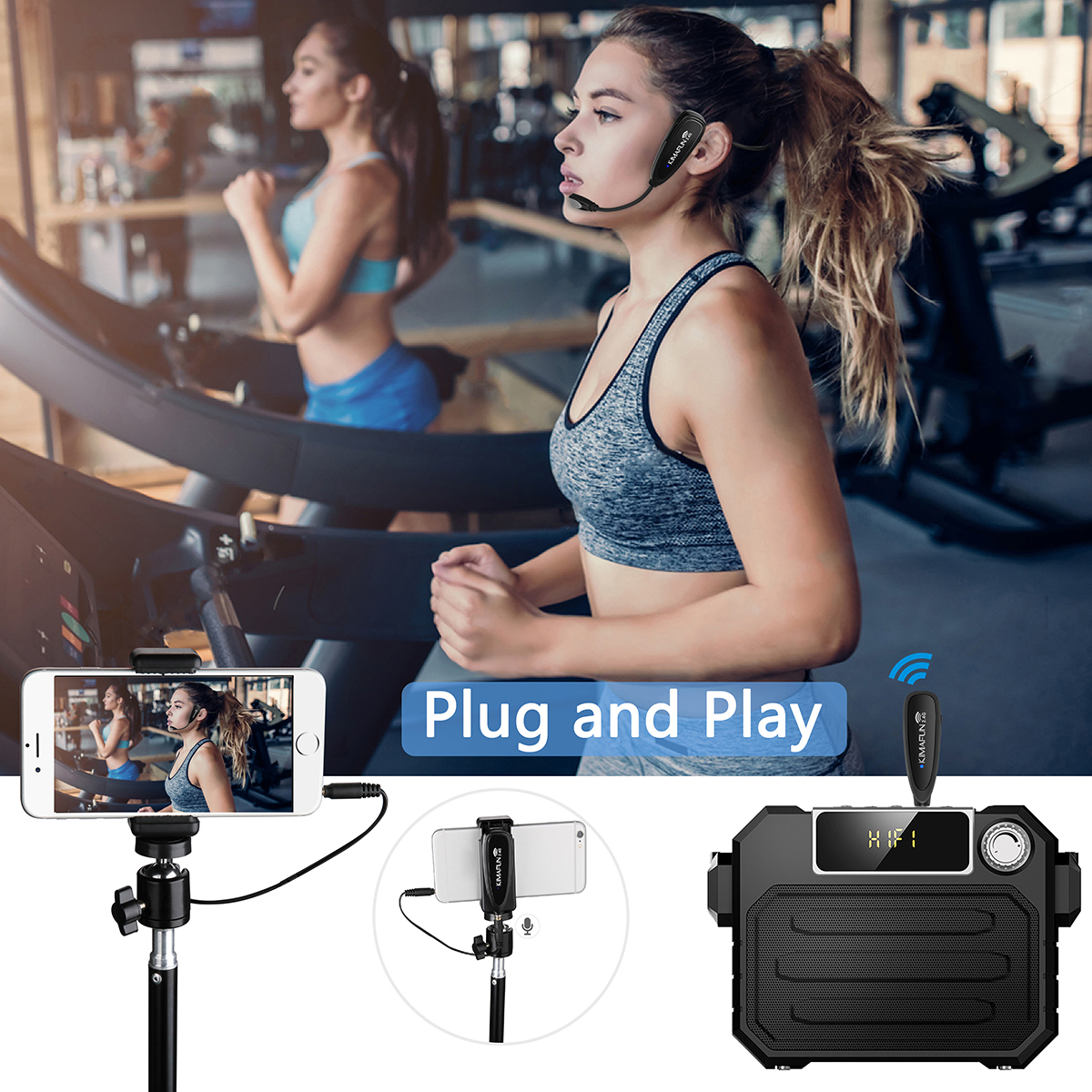 KIMAFUN 2.4G Wireless Fitness  - đánh giá và giá Yoga And Fitness Instructor