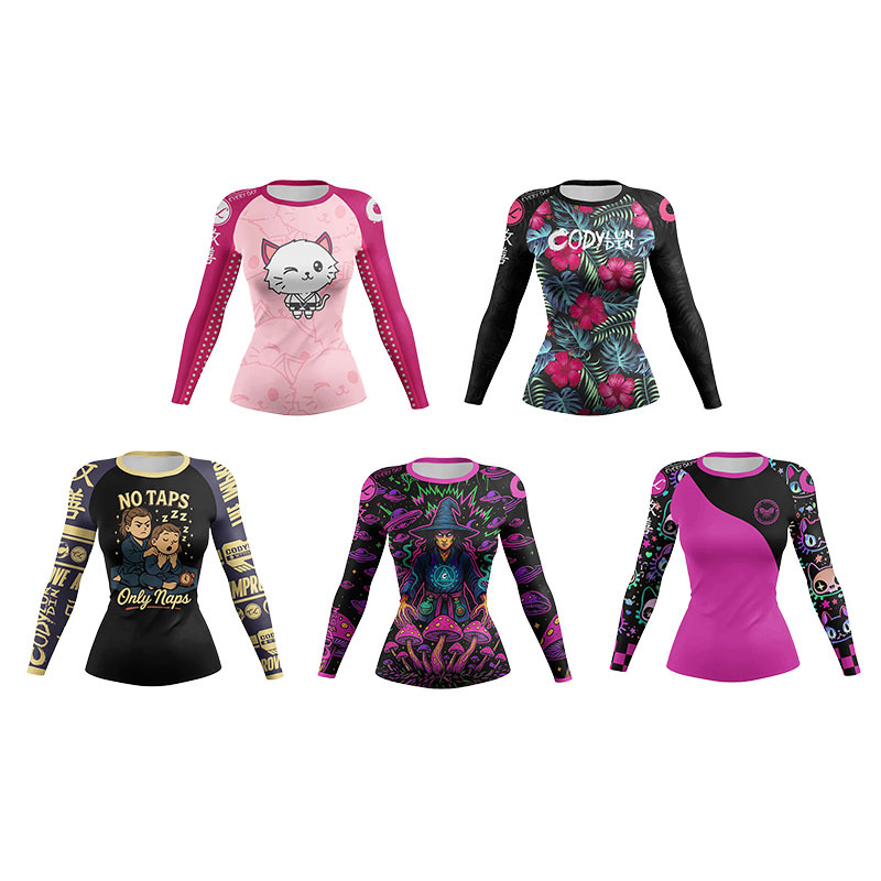 Women MMA Compression Sport T- - đánh giá và giá Yoga Fitness Jiu Jitsu