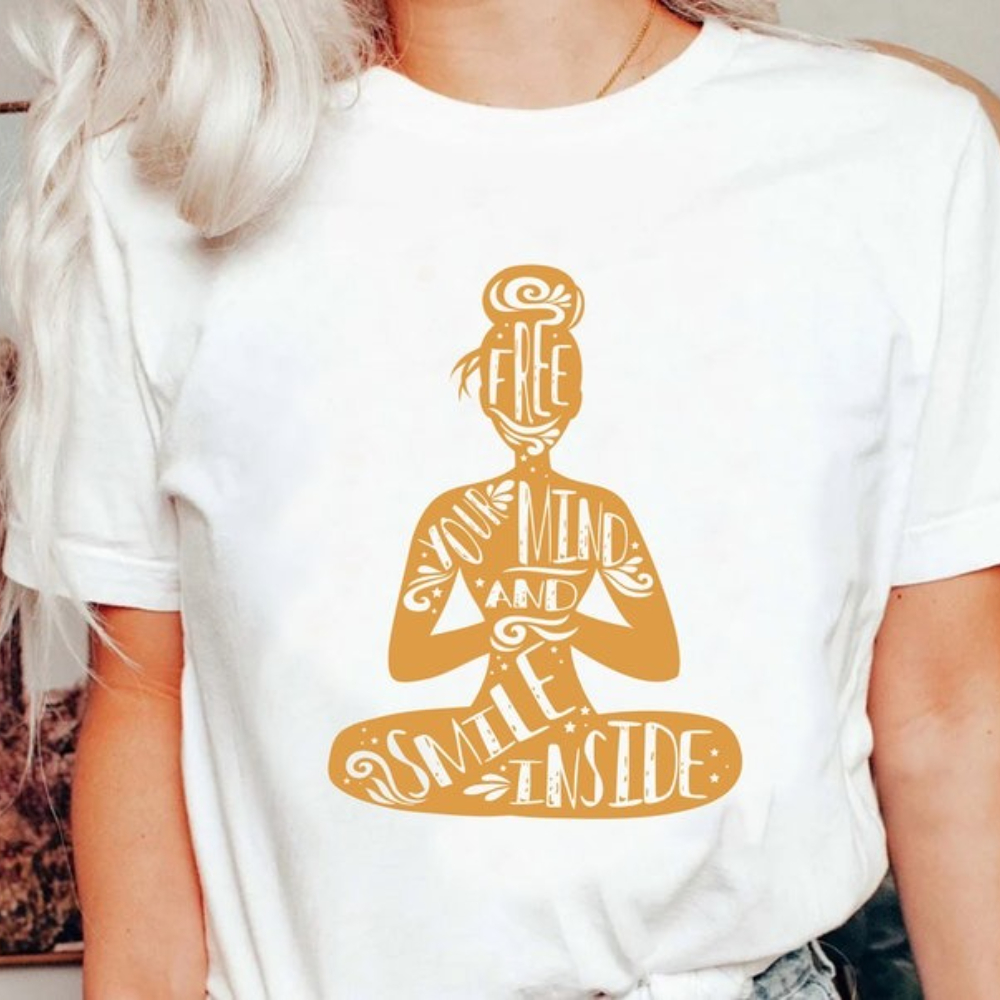 Yoga T-Shirt Free Your Mind Po - đánh giá và giá Yoga And Fitness Instructor