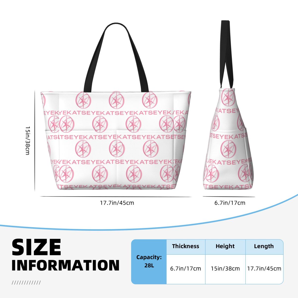 KATEYE Kpop Group Beach Tote B - đánh giá và giá Yoga Fitness Group