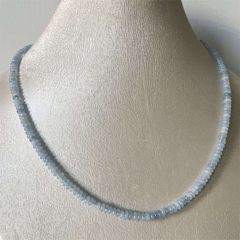 2*4MM Aquamrine Necklace Natur - đánh giá và giá Yoga Health & Fitness Center