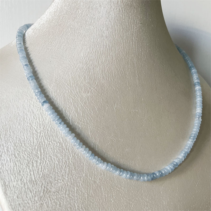 2*4MM Aquamrine Necklace Natur - đánh giá và giá Yoga Health & Fitness Center