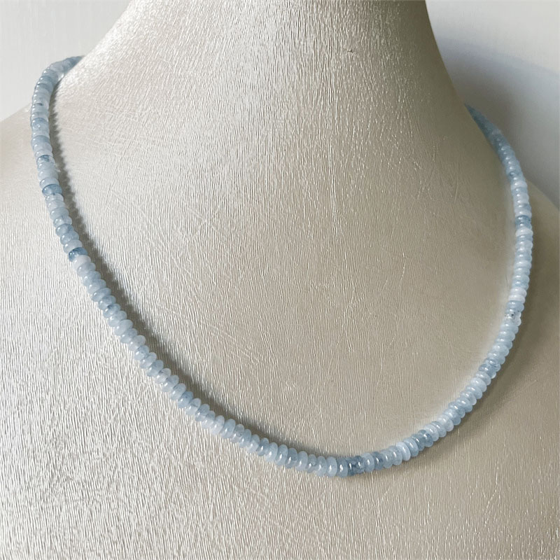 2*4MM Aquamrine Necklace Natur - đánh giá và giá Yoga Health & Fitness Center