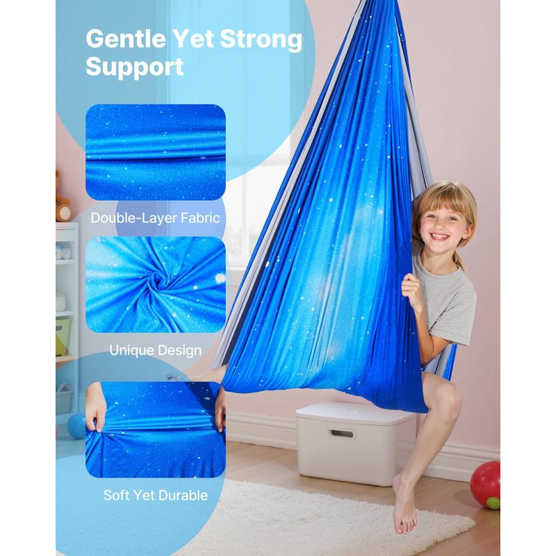 Sensory Swing, Double-Layer Fa - đánh giá và giá Yoga Swing Aerial