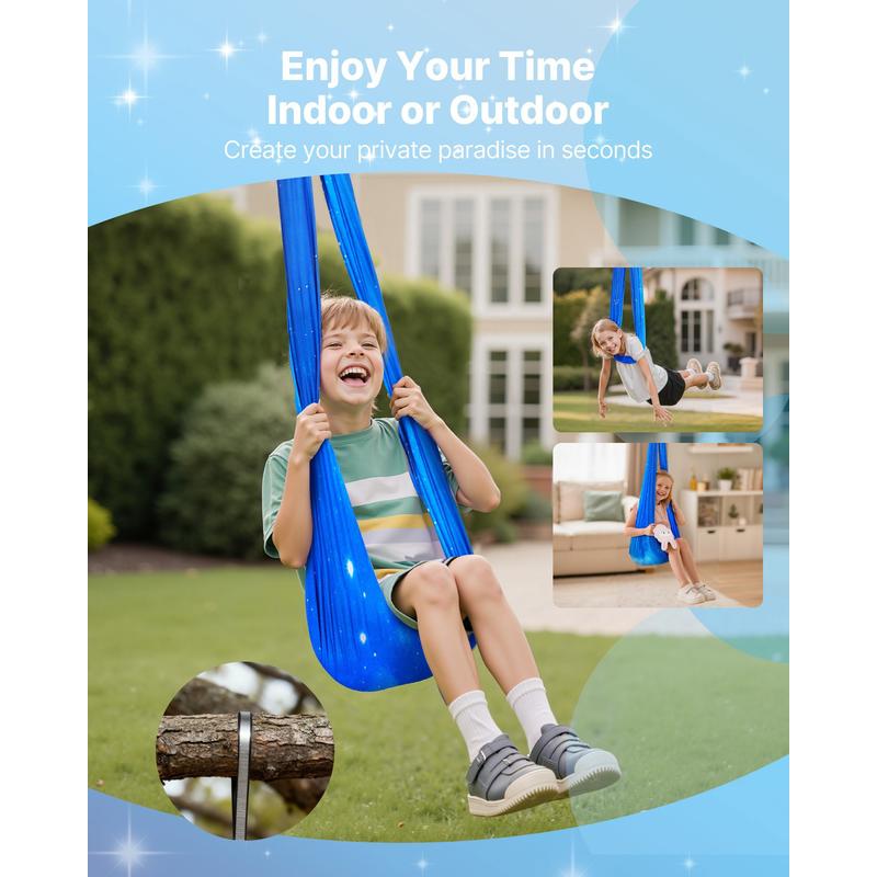 Sensory Swing, Double-Layer Fa - đánh giá và giá Yoga Swing Aerial