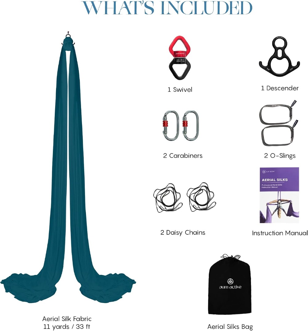 11 Yard Aerial Silks Yoga Swin - đánh giá và giá Yoga Swing Aerial