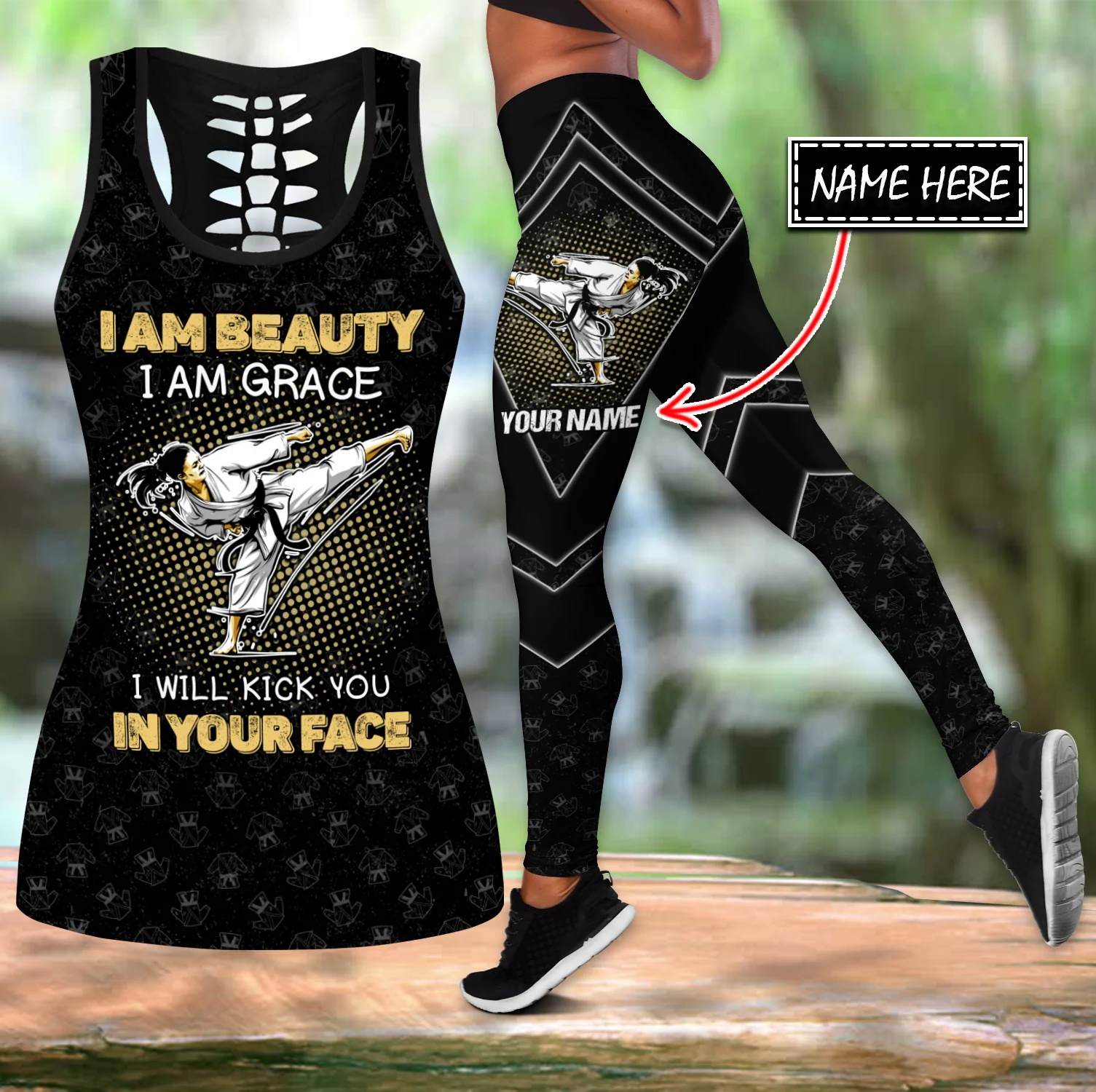 Customize Name Karate 3D Print - đánh giá và giá Yoga Fitness Name