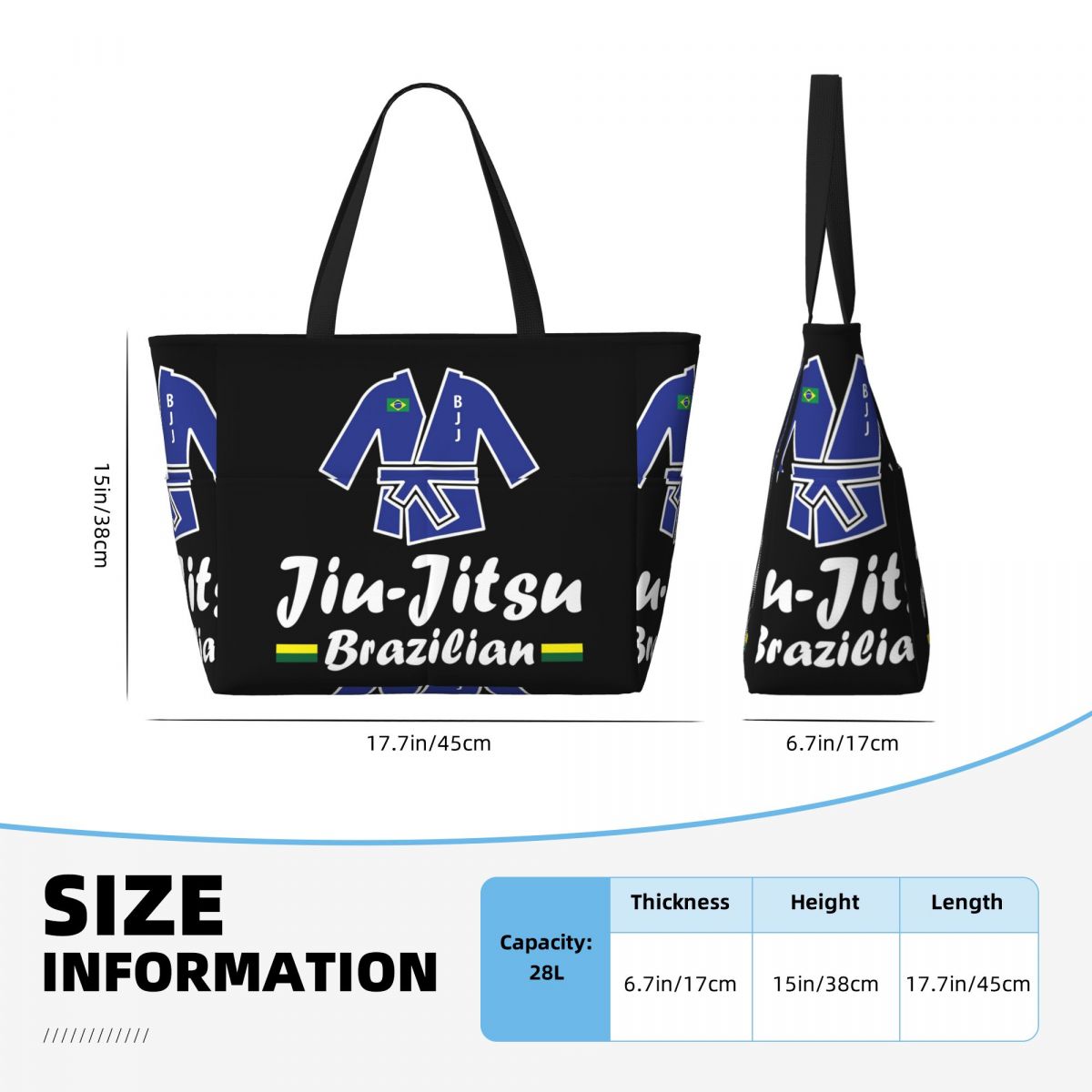 Jiu-Jitsu Beach Tote Bag Sport - đánh giá và giá Yoga Fitness Jiu Jitsu