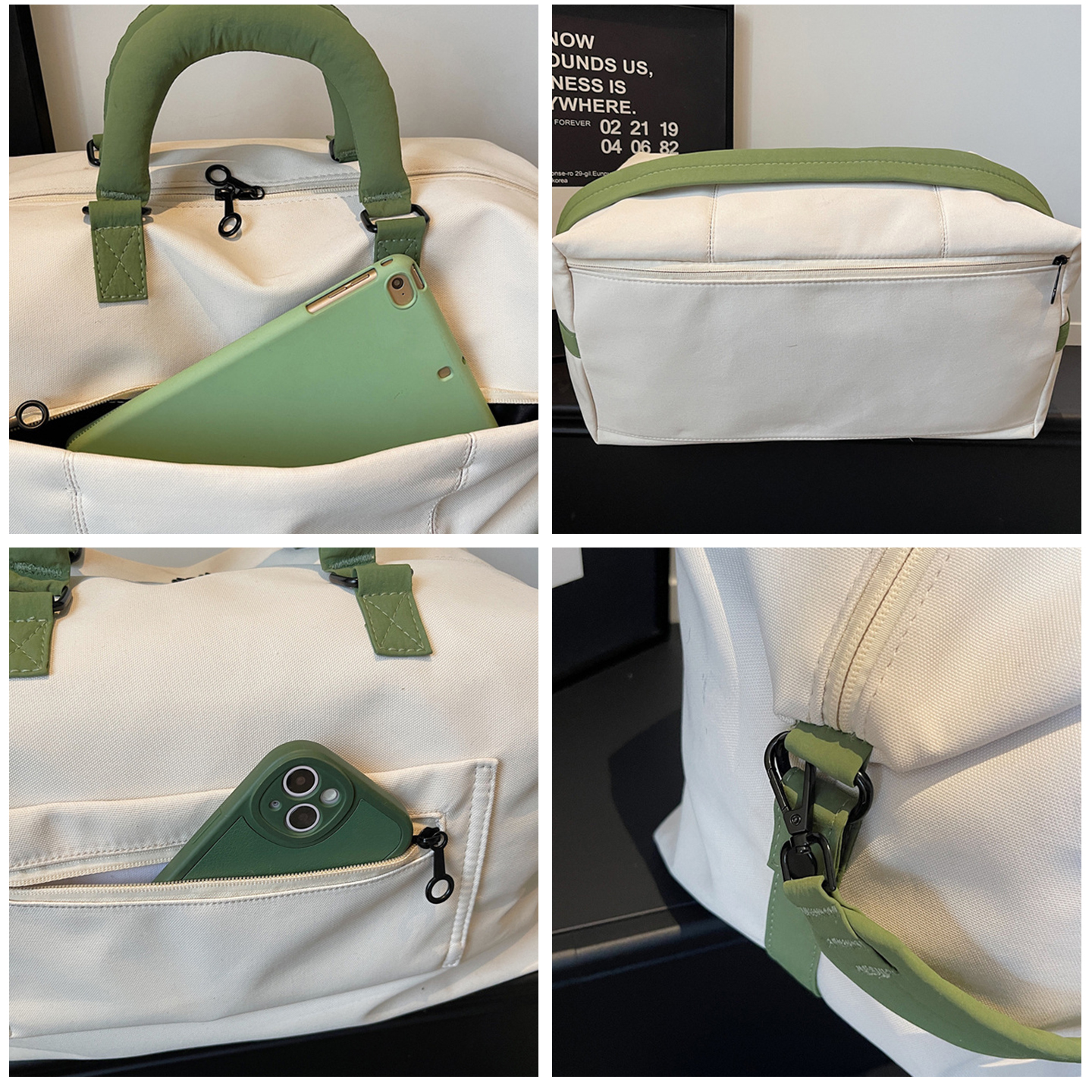 Canvas fitness bag with custom - đánh giá và giá Yoga Fitness Name
