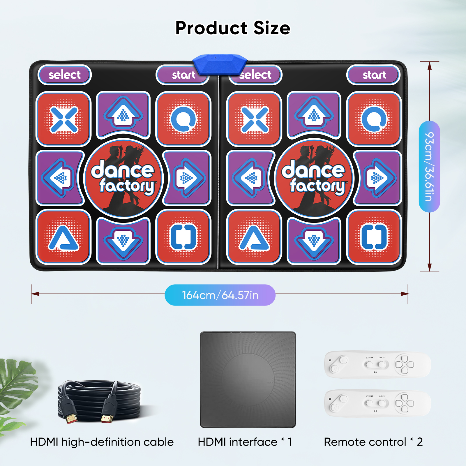 HDMI Wireless Double Dance Mat - đánh giá và giá Yoga Update Fitness